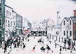 level crossing Burton on Trent print