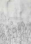 ls Lowry limited edition prints,  Mill scene b/w