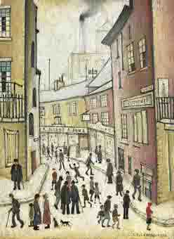 lowry arnold street original painting
