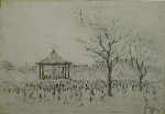 lowry drawing bandstand peel park