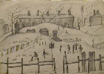 lowry drawing houses in Broughton