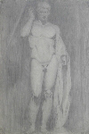 lowry drawing nude from the antique
