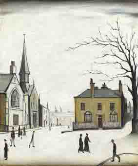 lowry stow wold original painting realized price