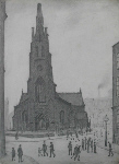 lowry st simon's church drawing
