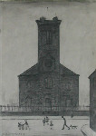 lowry original st. stephens church drawing