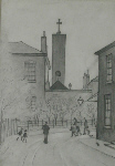 lowry original the tower drawing