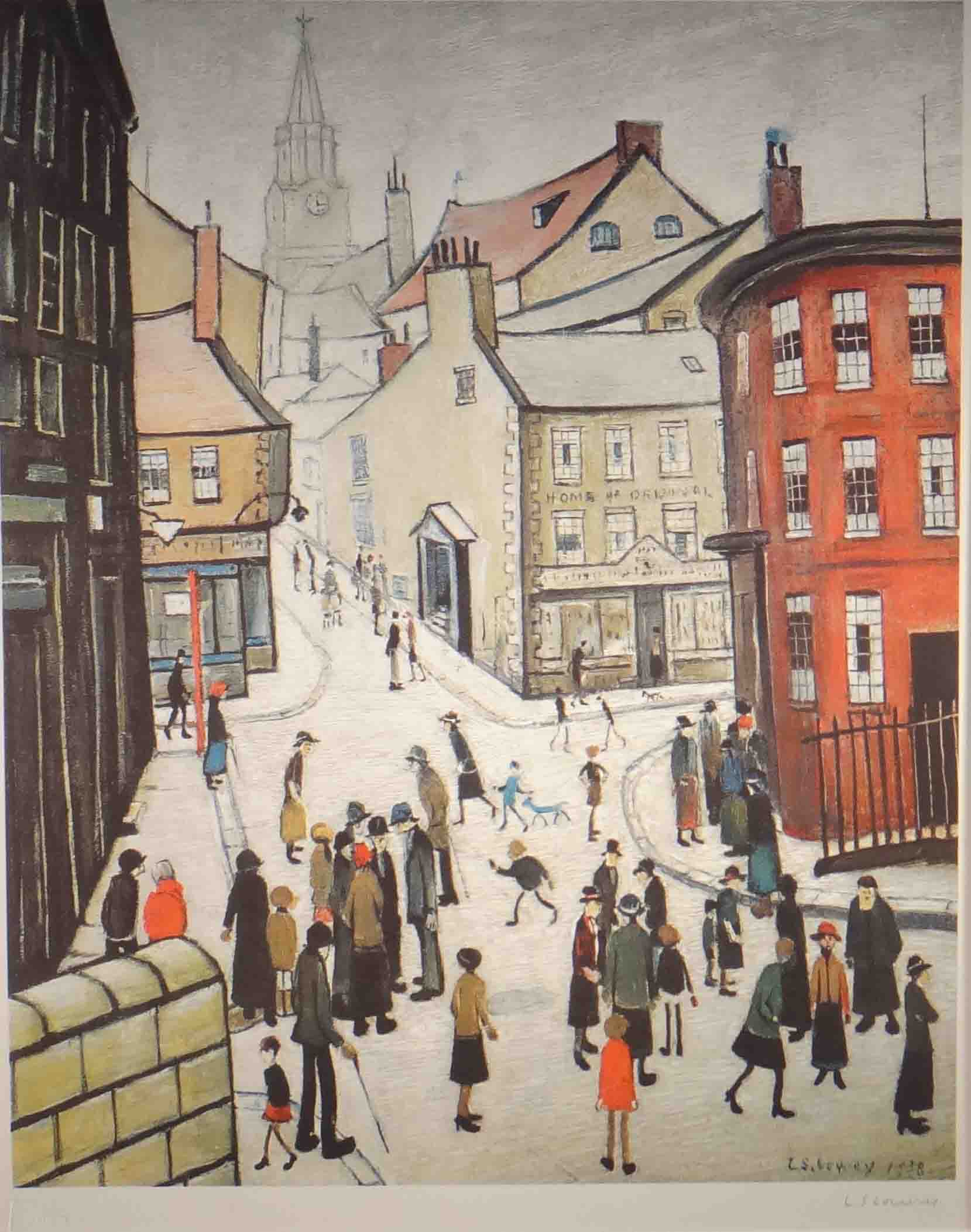 L.S.Lowry berwick on tweed