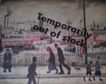 lowry signed prints, view of a town lowry signed prints, view of a town