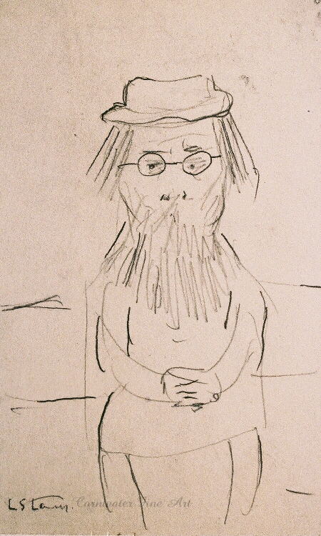 lowry-womanwithbeardsketch