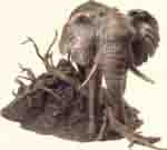 david shepherd bronze sculpture elephant