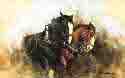 david shepherd, Captain and Sergeant, horses, signed prints