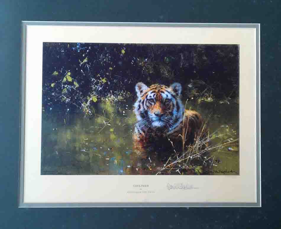 david shepherd Cool Tiger print