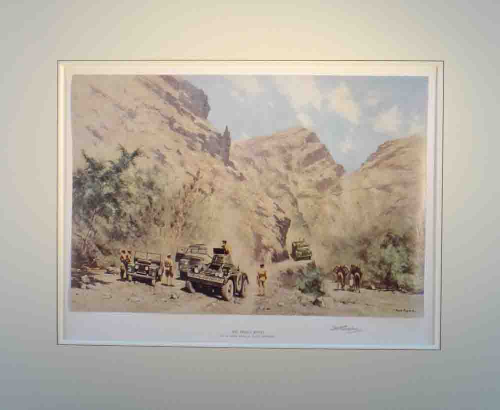 david shepherd Dhala road print mounted