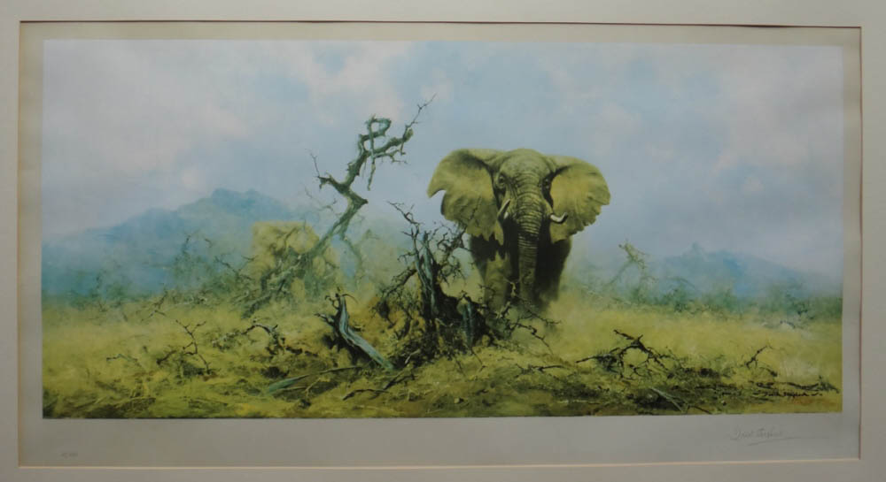 david shepherd elephant and the anthill mounted