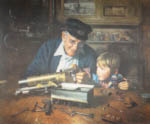 grandpa's workshop David Shepherd portrait print