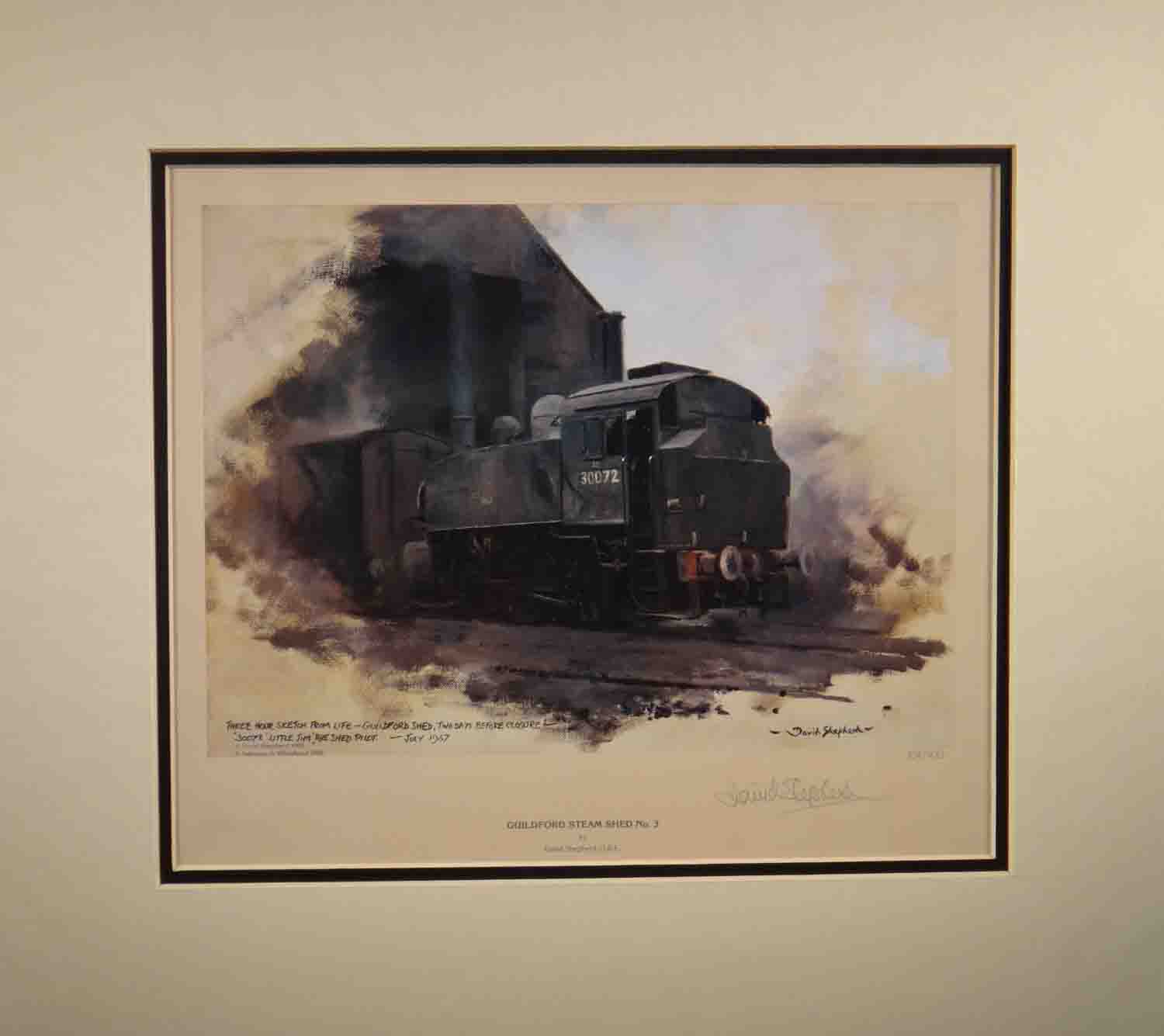 david shepherd, Guildford steam sheds 3