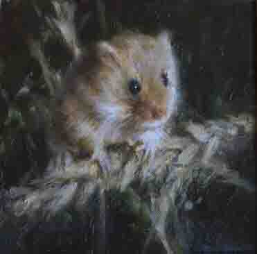 david shepherd, Harvest mouse, print