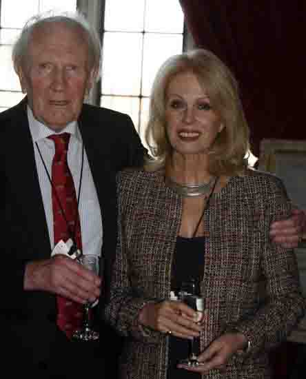 david shepherd, joanna lumley, photo