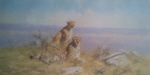 david shepherd, Serengeti, print