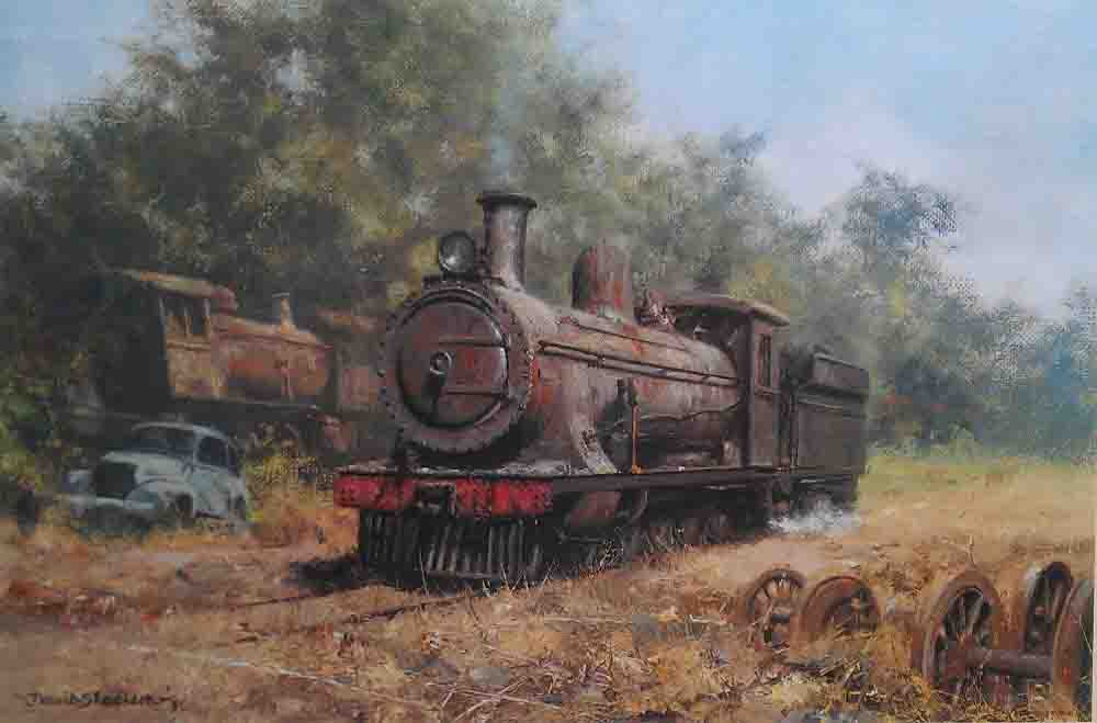 david shepherd zambezi railway