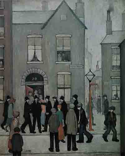 lowry limited edition prints, The arrest Lowry, limited edition print, The Arrest