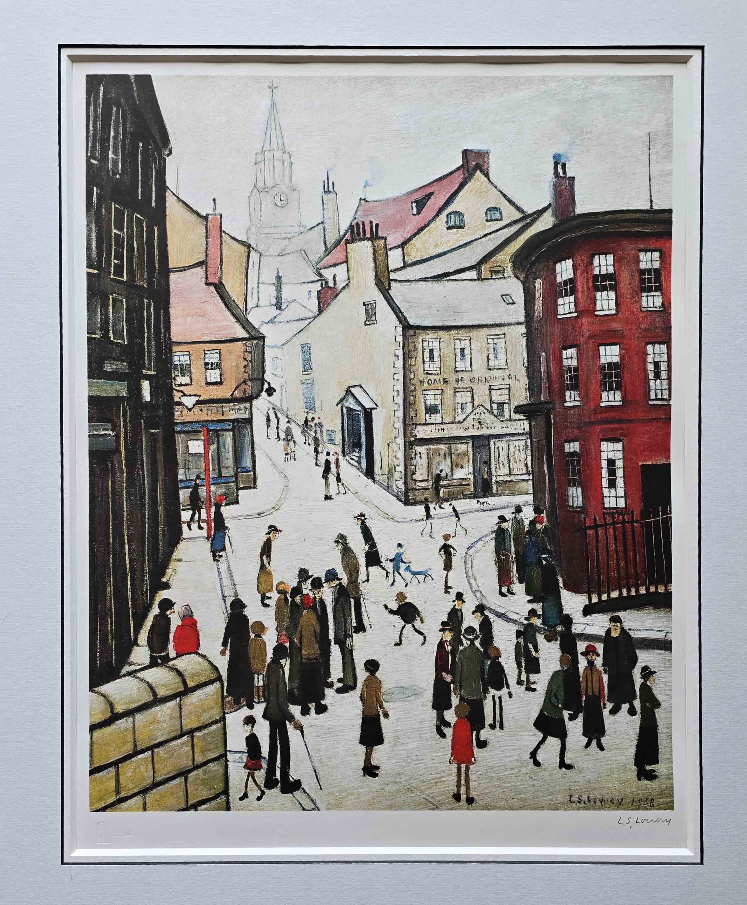 lowry Berwick on Tweed, signed print lslowry