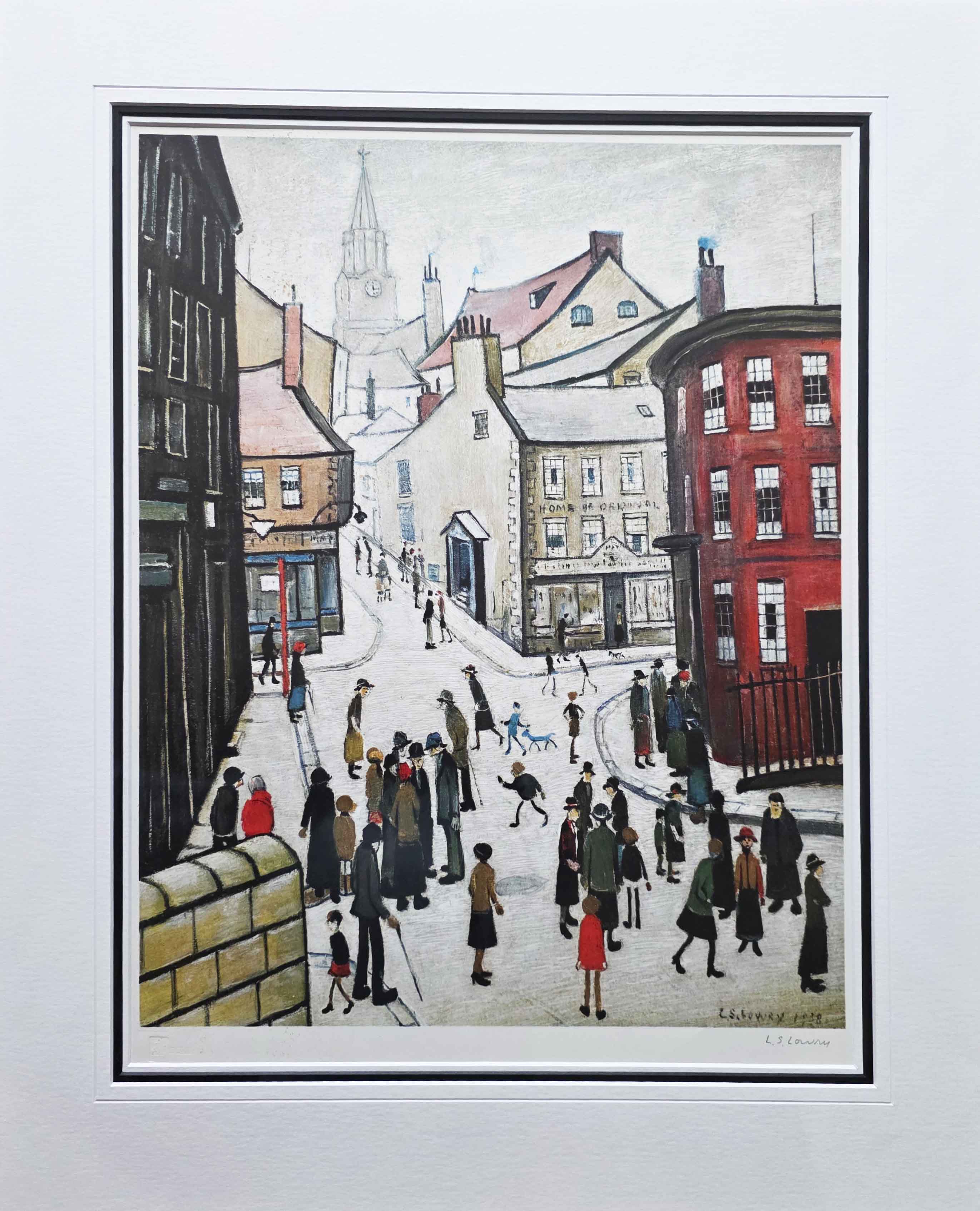 lowry Berwick on Tweed, signed print lslowry lowry Berwick on Tweed, signed print lslowry