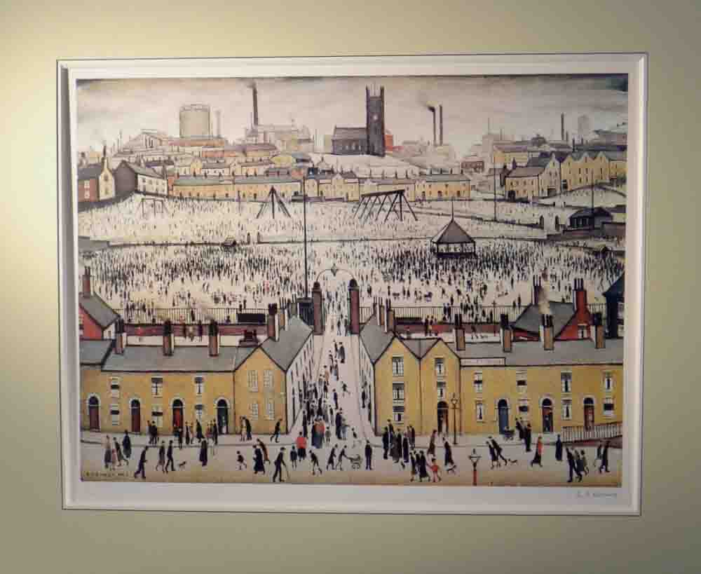 Lowry,britain at play, signed