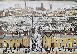 Lowry original signed limited edition prints, Britain at play
