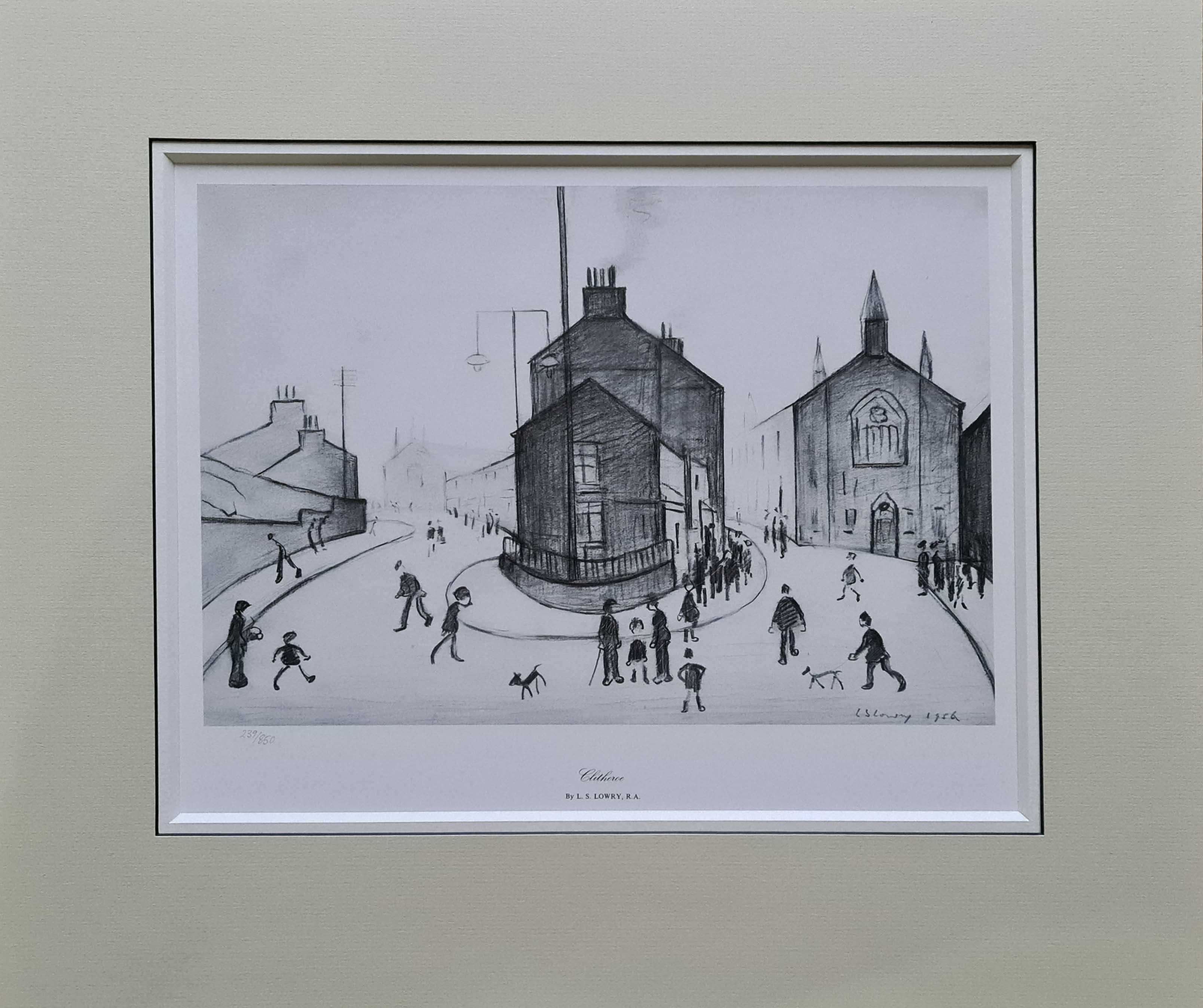 lowry, Clitheroe mounted