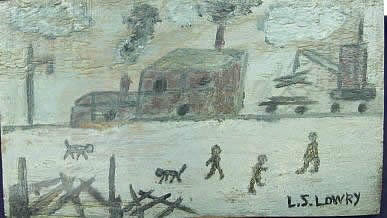 lowry fake painting