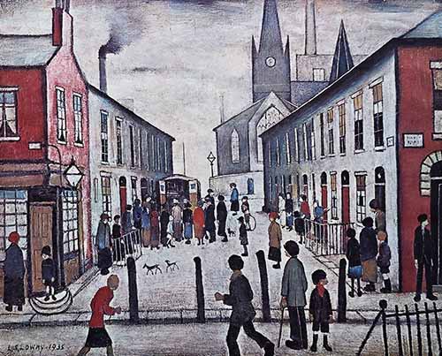 Fever Van, lowry signed print