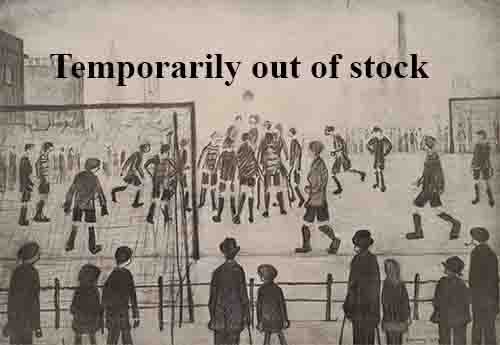 lowry, signed prints, football match