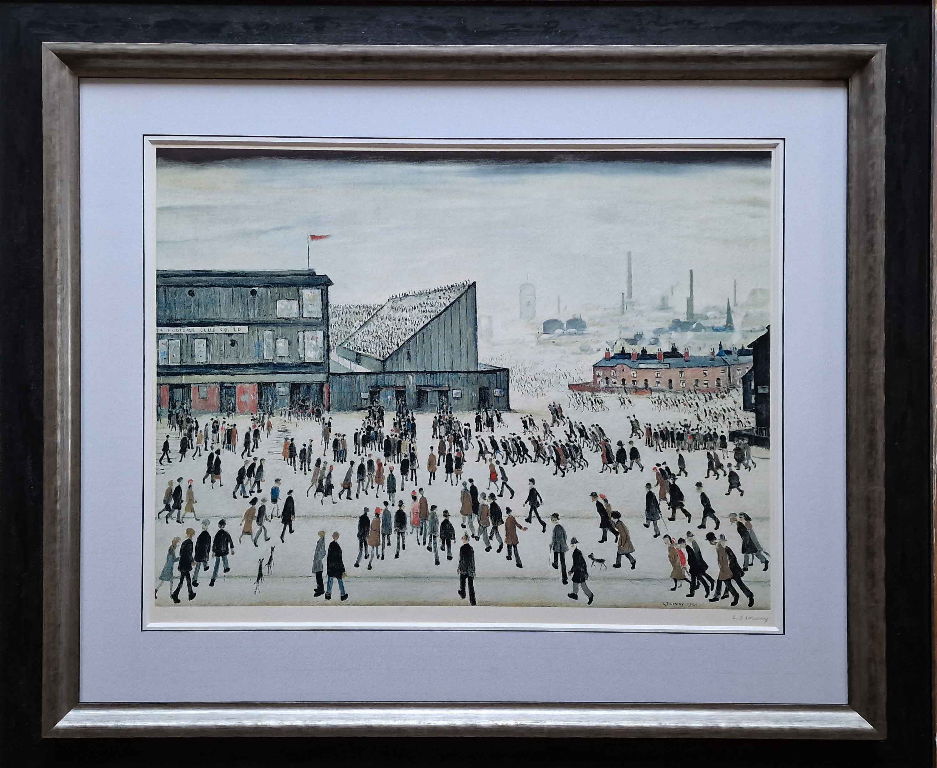 lowry, Going to the Match, blackburn rovers, signed print lslowry