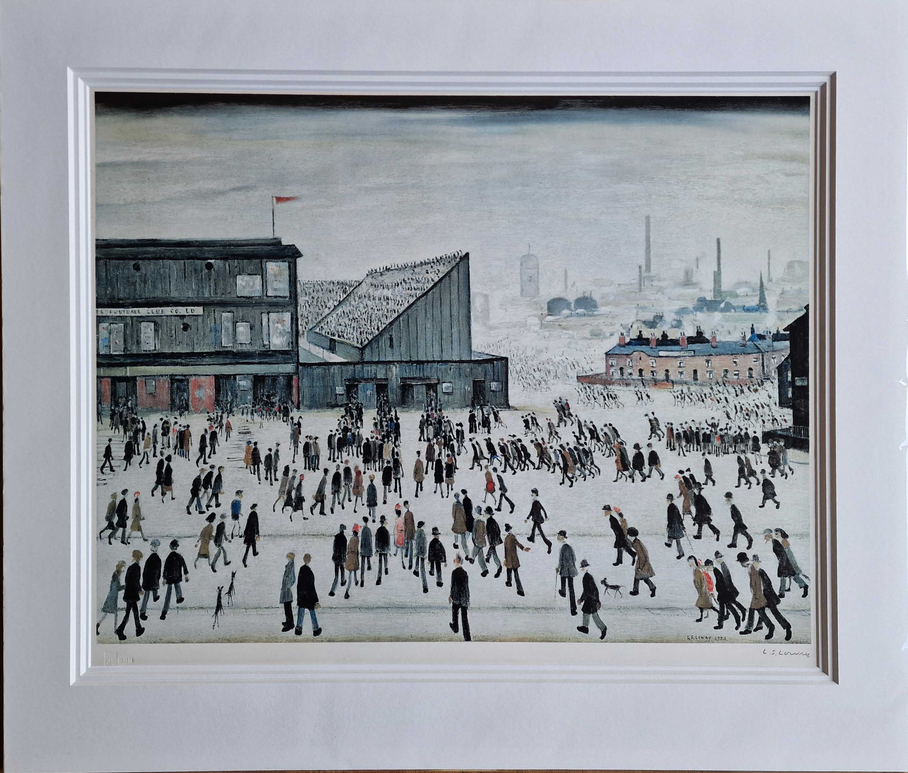 lowry, going to the match,01, signed print lslowry