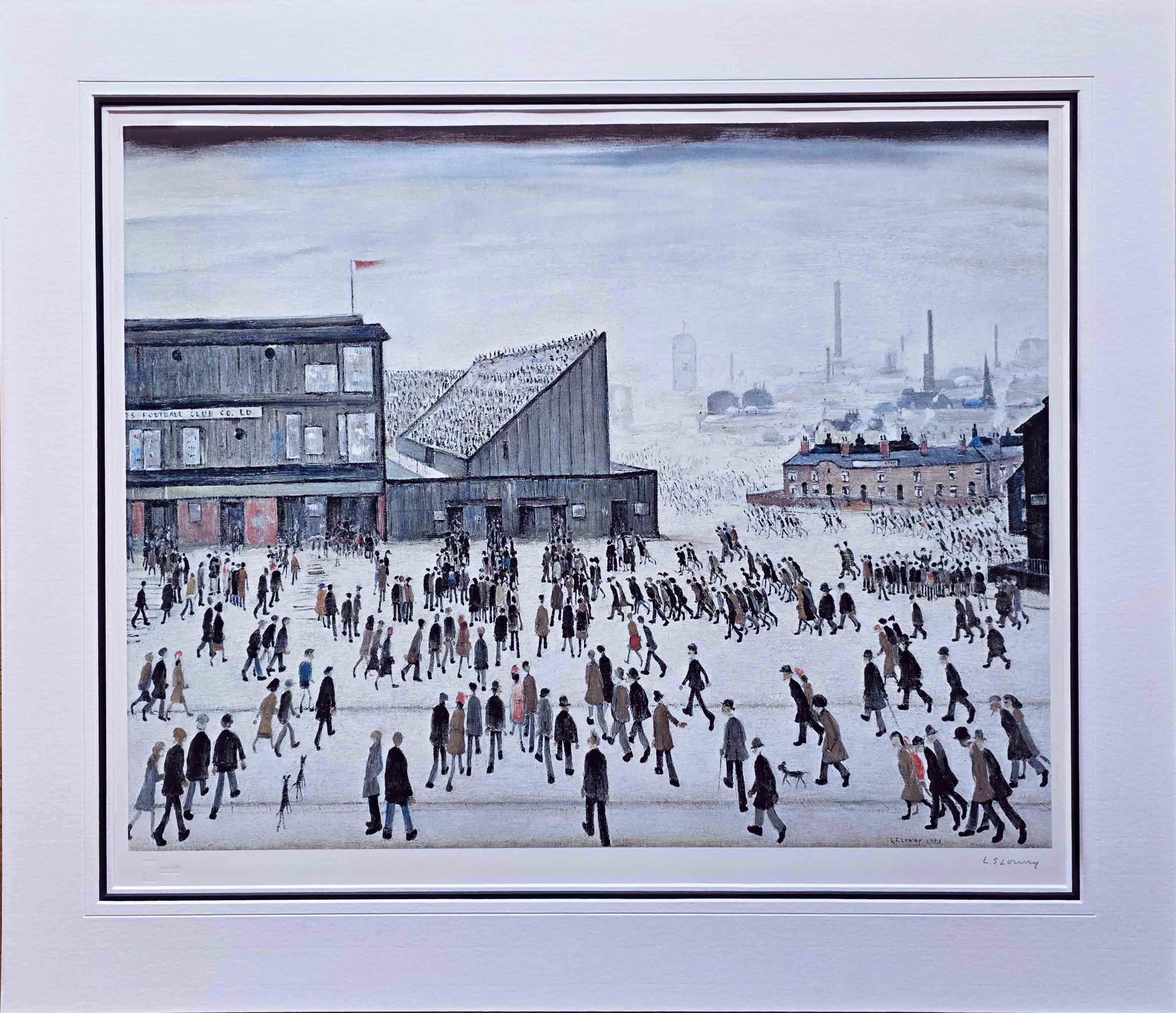lowry, Going to the Match, blackburn rovers, signed print lslowry