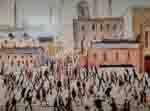 lowry limited edition prints, going to work lowry, limited edition print, going to work