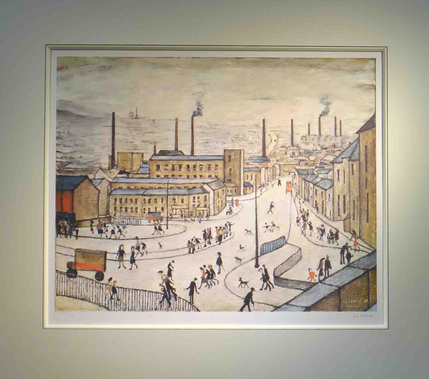 Lowry Huddersfield Print Signed