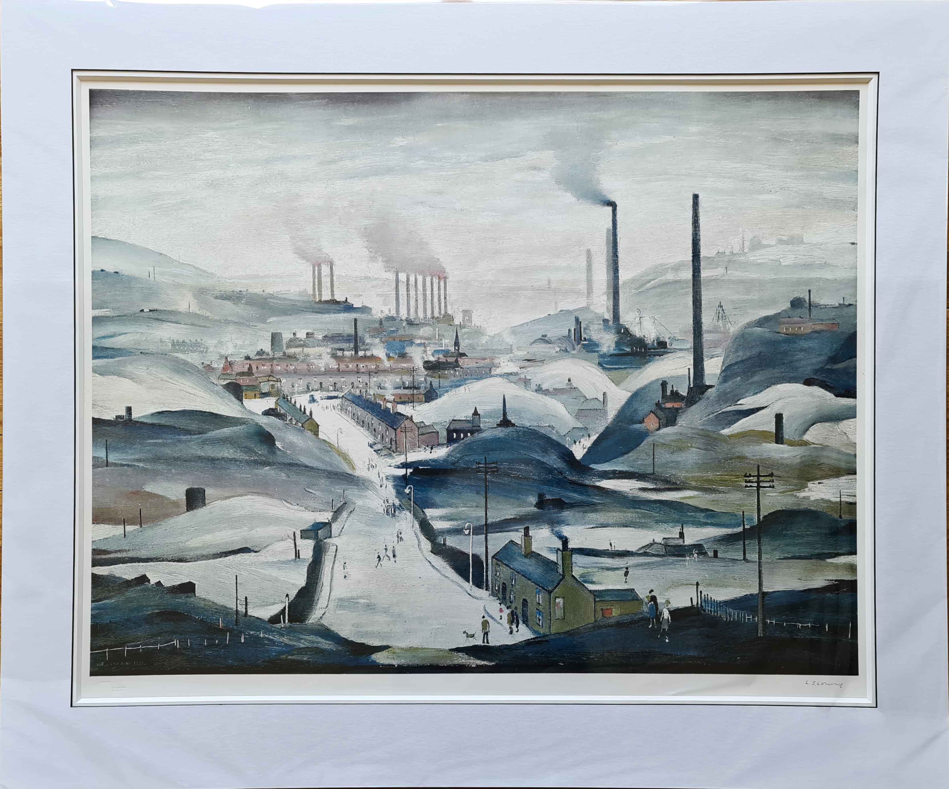 Lowry industrial panorama print