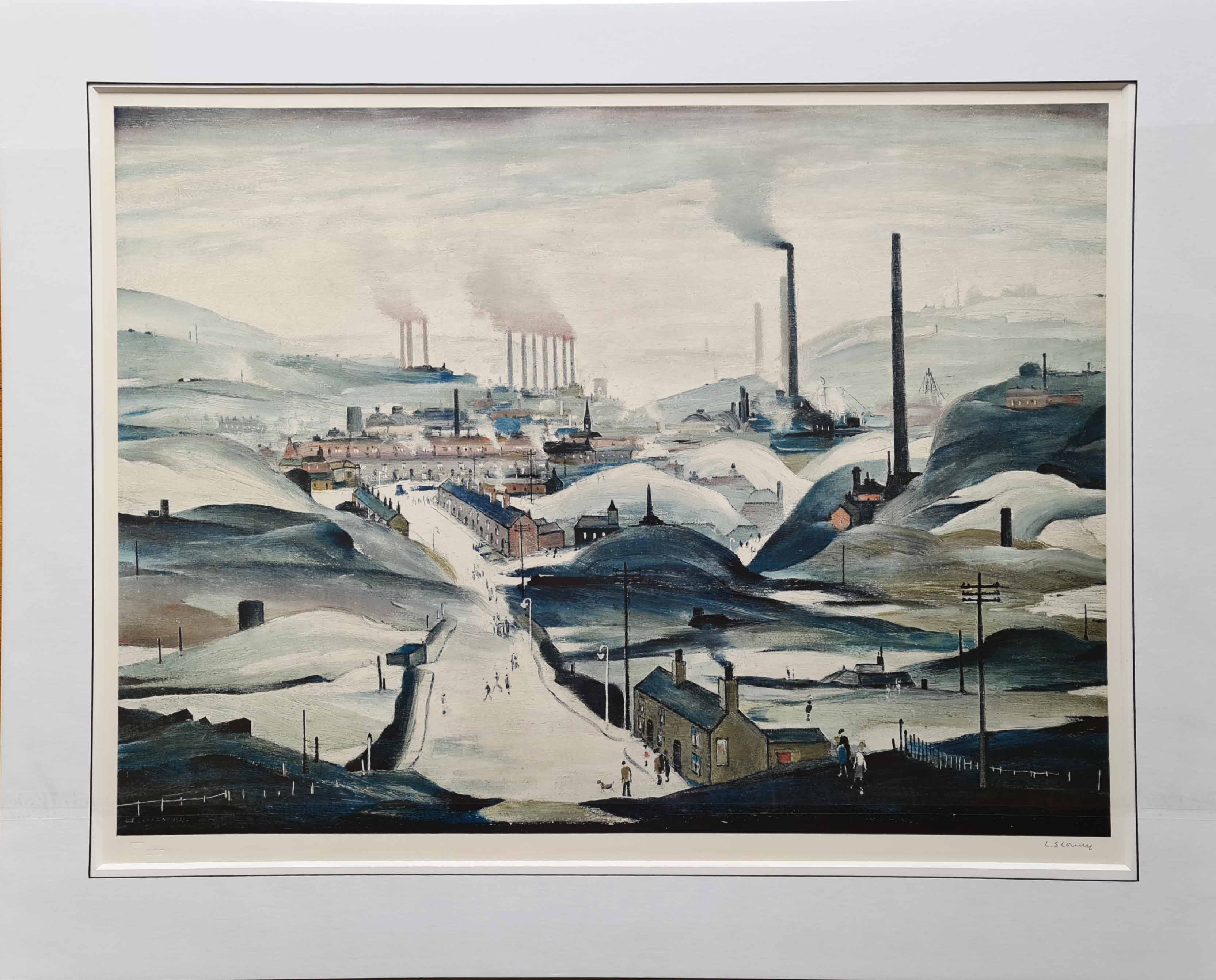 Lowry industrial panorama print