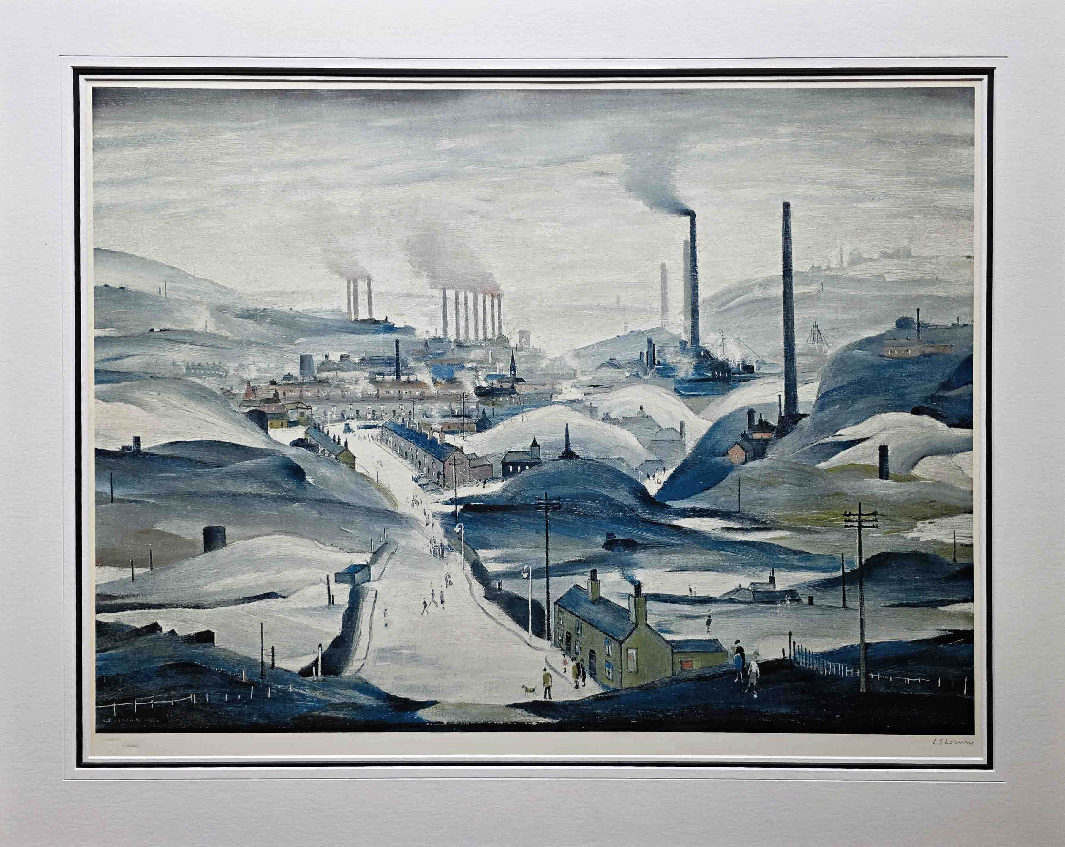 Lowry industrial panorama print