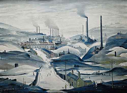 lowry, signed, prints, Industrial Panorama