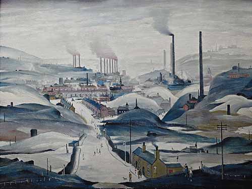 lowry, signed, prints, Industrial Panorama