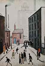 lowry, prints, industrial scene