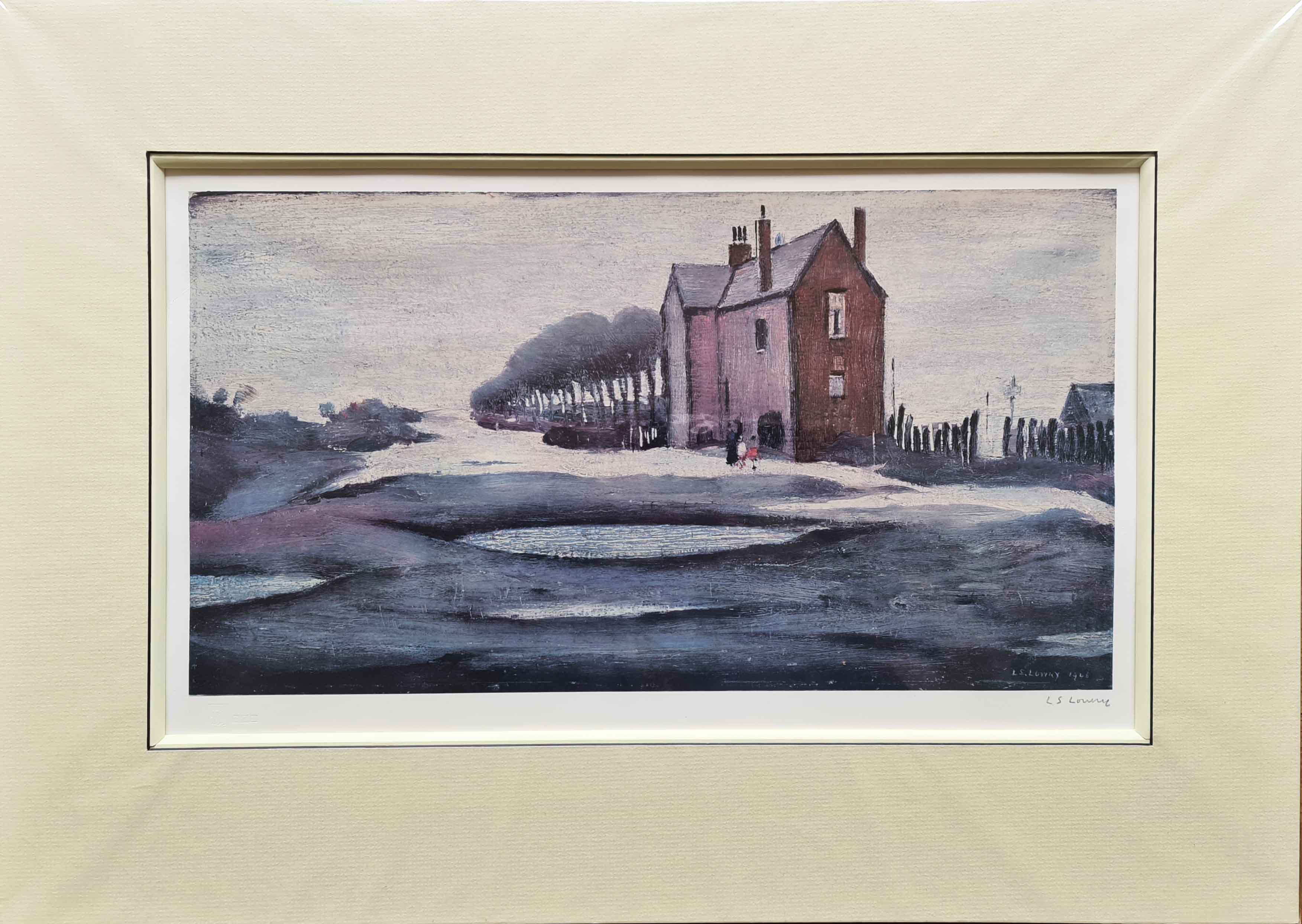 lowry lonely house signed print