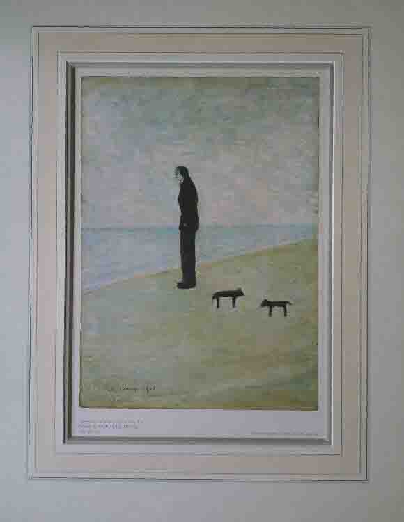 lowry man looking out to sea