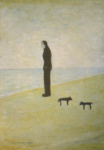 ls lowry limited edition print, man looking out to sea print