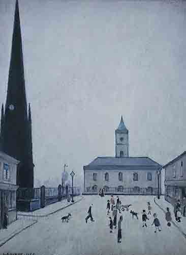 lowry limited edition prints, middlesbrough town hall lowry, limited edition print, middlesbrough town hall