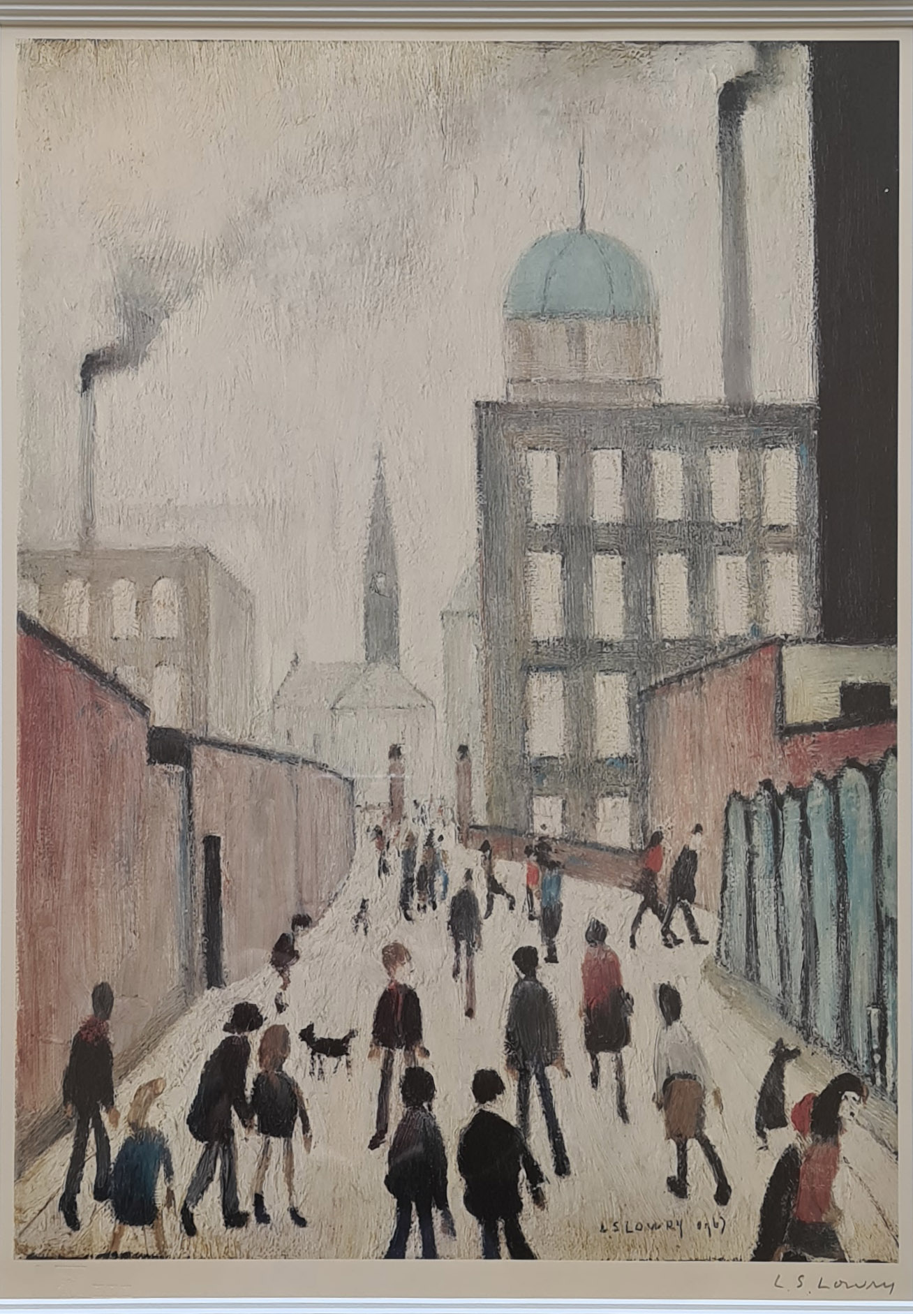 lowry signed, prints, mrs swindell's picture lowry, signed, prints, mrs swindell's picture