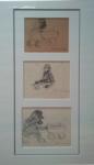 lowry signed prints, Nursery sketches